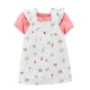 Jardinera vestido blanca + polera