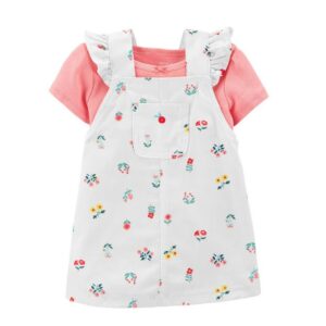 Jardinera vestido blanca + polera
