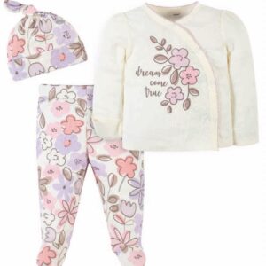 Conjunto 3 piezas flores
