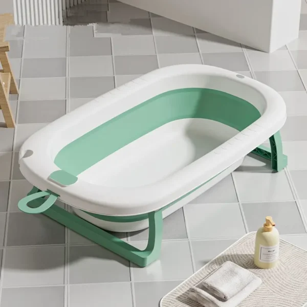 Bañera plegable verde