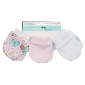 Set 3 mitones Bambino Mariposa