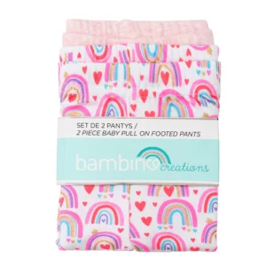 Set de 2 pantys Bambino niña Arcoíris