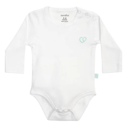 Set 3 bodys m/l Bambino blanco - Imagen 3