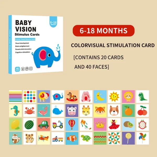 Tarjetas de estimulación 6-18 meses