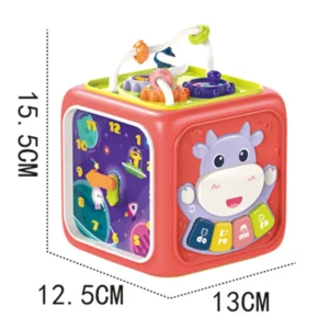 Cubo de estimulación 6 en 1 con música