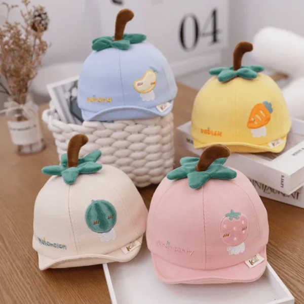 Gorrito Jockey Calabacita 6 -18 meses