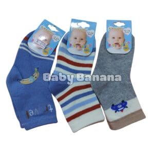 Pack 3 calcetines 12 - 24 meses niño