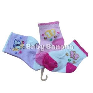 Pack 3 calcetines 0 - 3 meses niña