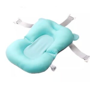 Cojín para la bañera celeste