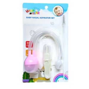 Aspirador nasal rosado + pinza