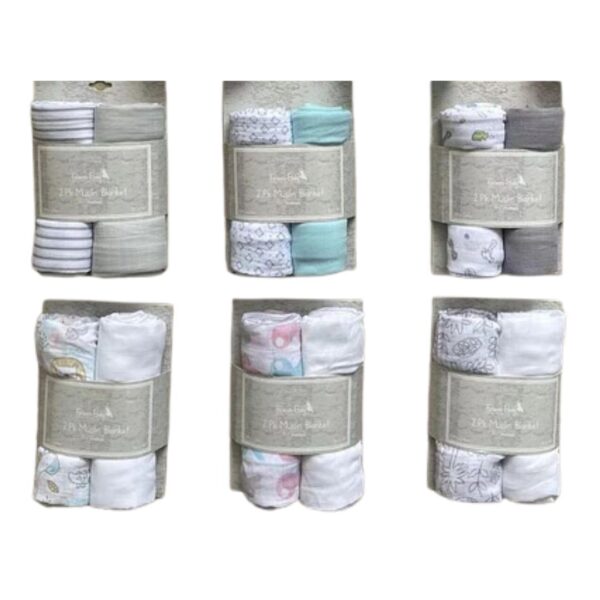 Set 2 mantas de muselina grandes