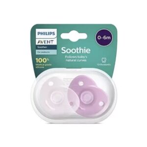 Chupetes Avent Soothie 0-6 m Rosado