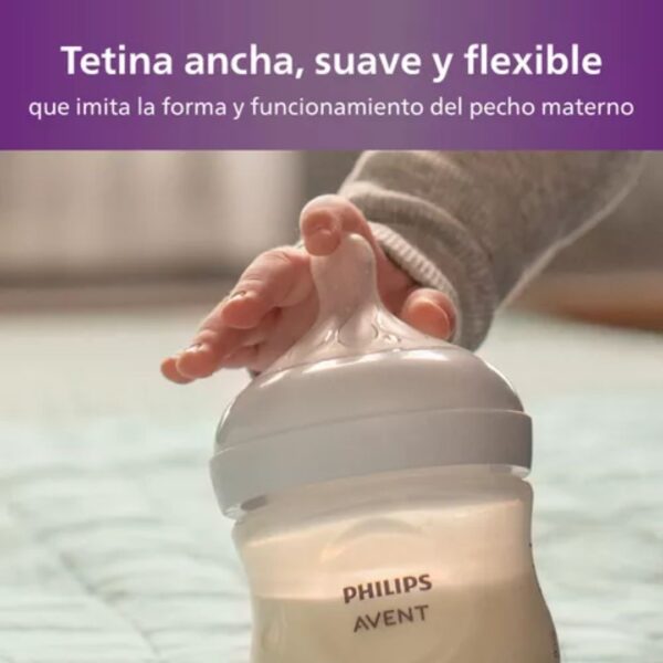 Tetina Natural Response Avent 6m+ Flujo 5 (2 unidades) - Imagen 2