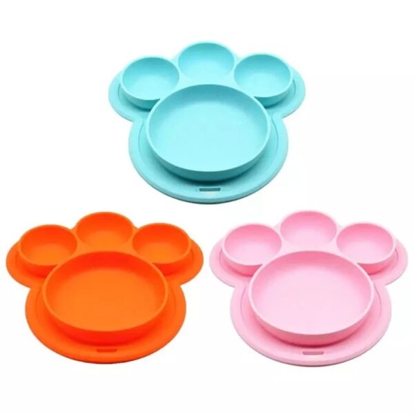 Plato de silicona pata de oso