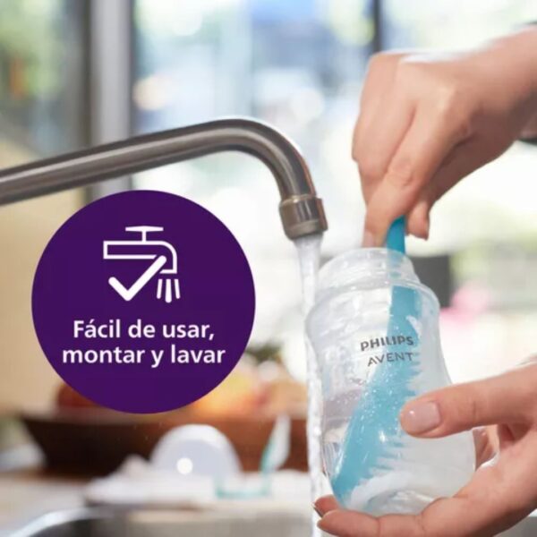 Mamadera vidrio Avent 240 ml ( 1m+) - Imagen 6