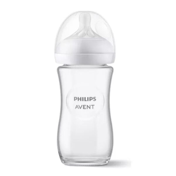 Mamadera vidrio Avent 240 ml ( 1m+) - Imagen 2
