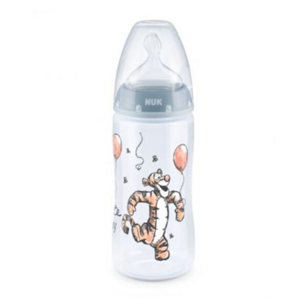 Mamadera Nuk Pooh 0-6m 300ml. Diseño Tigger
