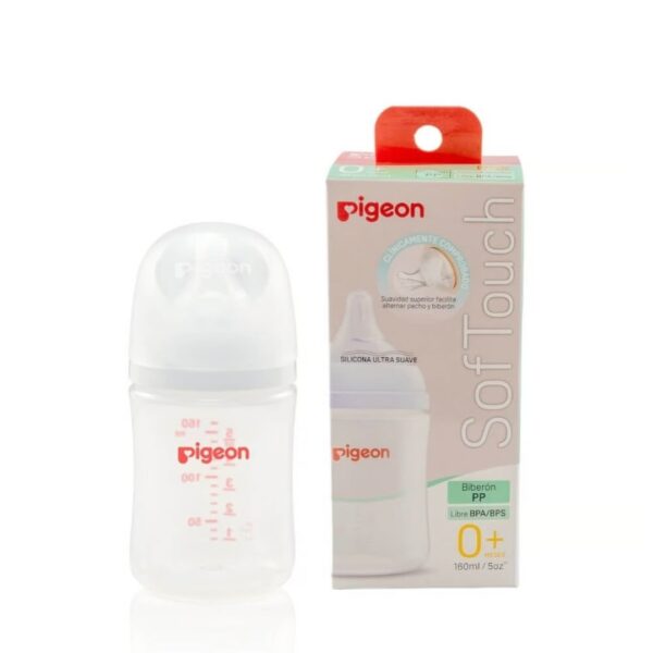 Mamadera Pigeon Soft Touch 160 ml PP SS 0m+