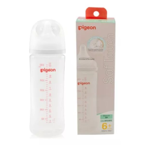 Mamadera Pigeon Soft Touch 330 ml PP L 6m+