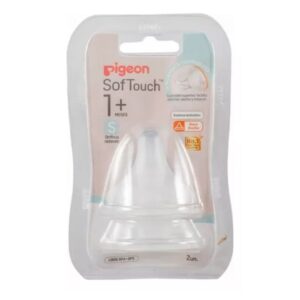 Tetina Softouch Pigeon S 1m+ (2 unids)