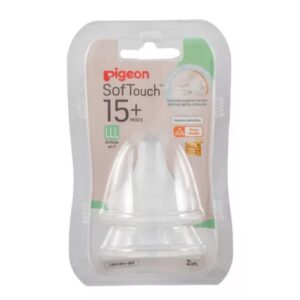Tetina Softouch Pigeon LLL 15M+ (2 unids)