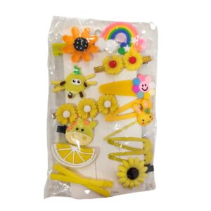 Set de pinches amarillos