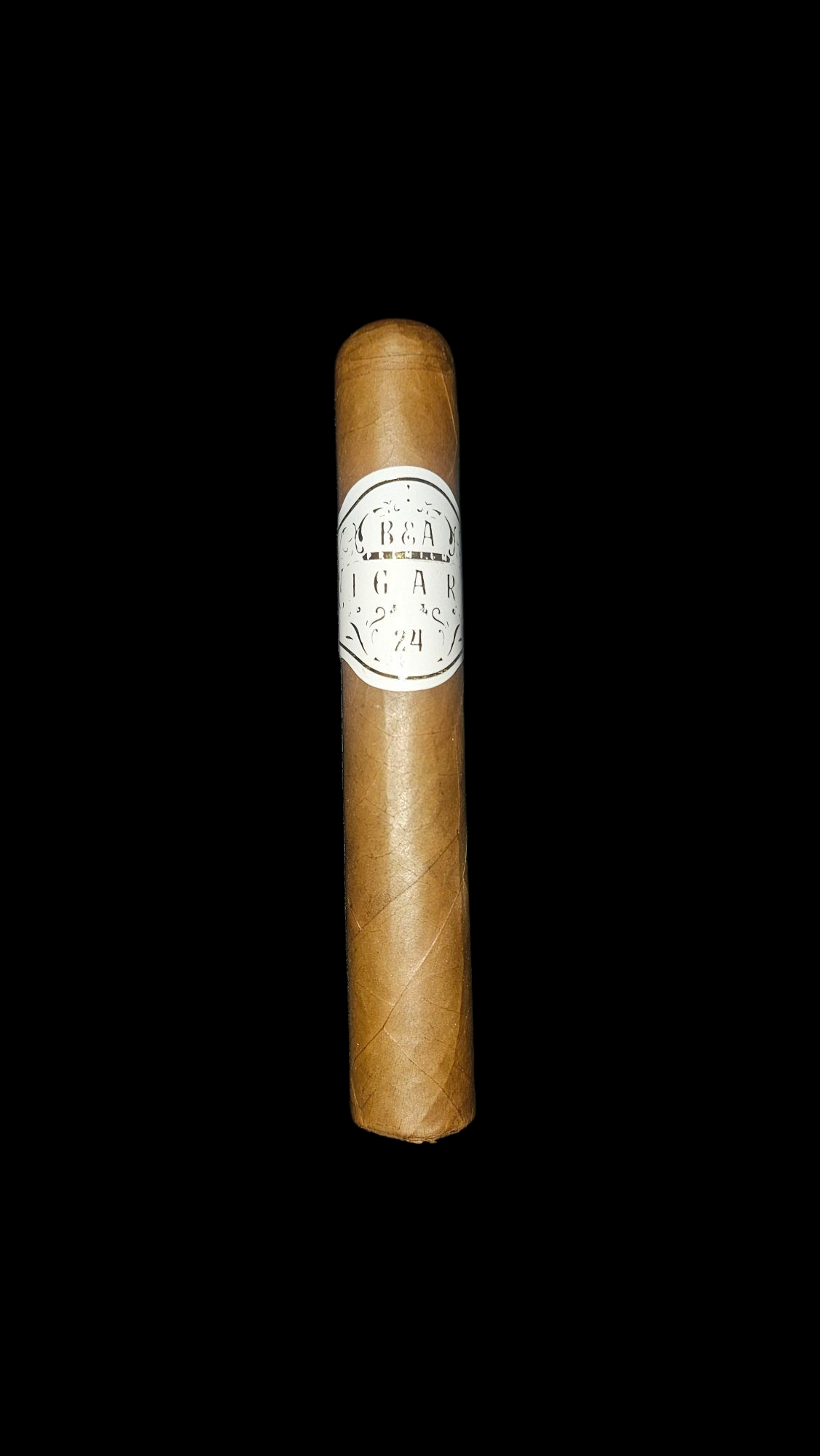 B&A Bougie Robusto Connecticut 5x50 cigar wrapped in smooth Ecuadorian Connecticut leaf with creamy cedar, toasted almonds, and mild spice flavor notes.