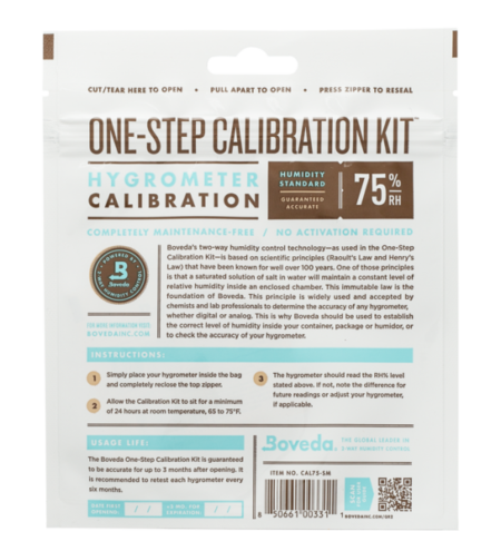 one step calibration kit 75 rh for hygrometers 75 percent rh one step calibration kit boveda one step calibration kit 75rh for humidor hygrometers hygrometer calibration kit 75rh boveda calibration pack 75 rh one step humidity calibration kit 75 rh 75rh humidity calibration kit for cigar humidor