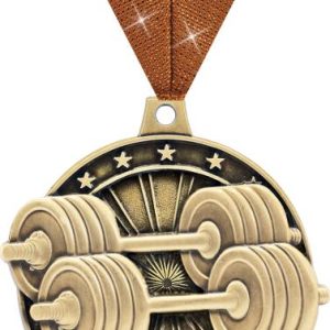 2" Weightlifting Medals
