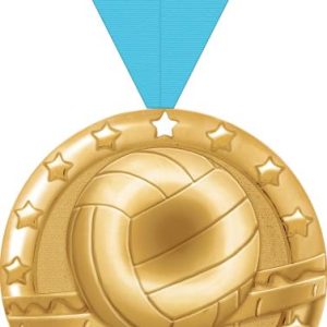 2" Volleyball Blaze Medals