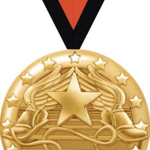 2" Winged Foot Blaze Medals