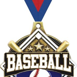 2 1/4" Baseball Shieldz Medals