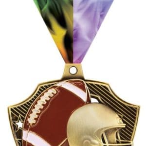 2 1/4" Football Shieldz Medals