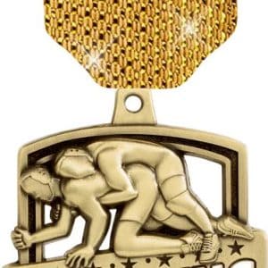 2 1/4" Admiral Wrestling Medals
