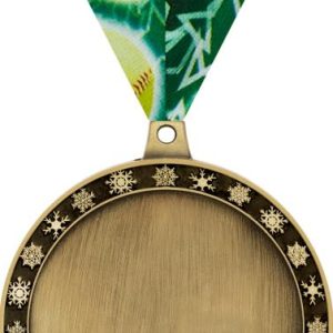 2 1/2" Seasonal Winter Insert Medal