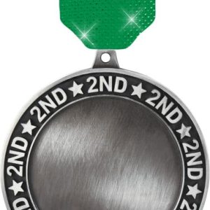 2 3/4" 2nd Place Perimeter Insert Medal
