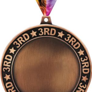 2 3/4" 3rd Place Perimeter Insert Medal