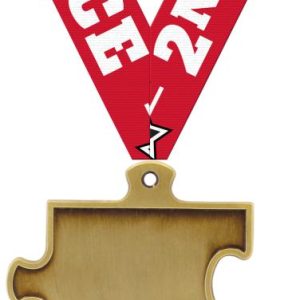 2 1/2" Puzzle Insert Medal