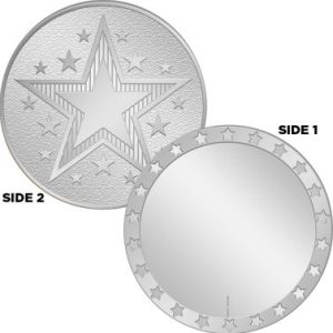 Silver Star Insert Coin