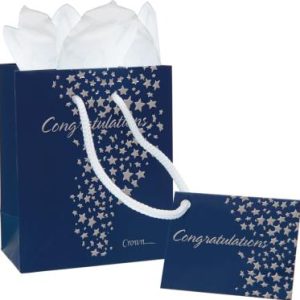 Crown Congratulations Mini Gift Bag