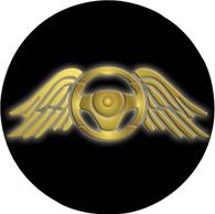 Winged Steering Wheel Mylar