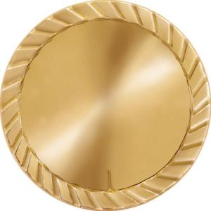 Round Diamond Cut Plaque Mount