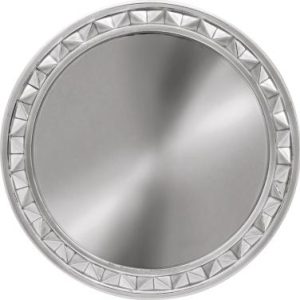 Silver Round Plaque Mount