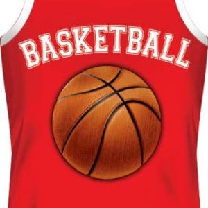 Red Basketball Jersey