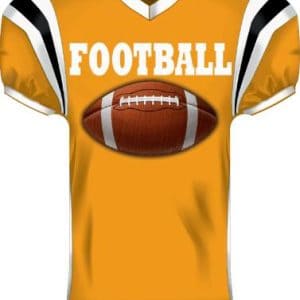 Gold Football Jersey