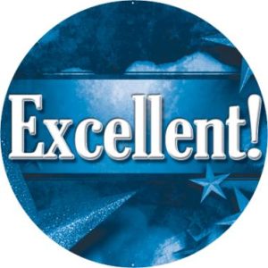 1.35" Excellent Mylar