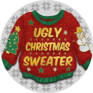 Ugly Christmas Sweater Mylar