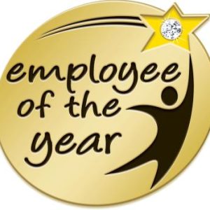 Employee Of The Year Pin With Gem