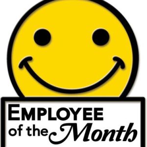 Smile Employee Of The Month Pin