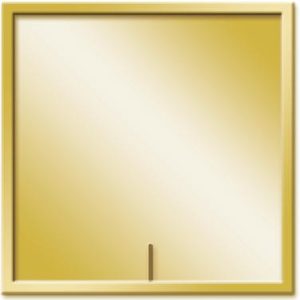1" Gold Square Insert Pin